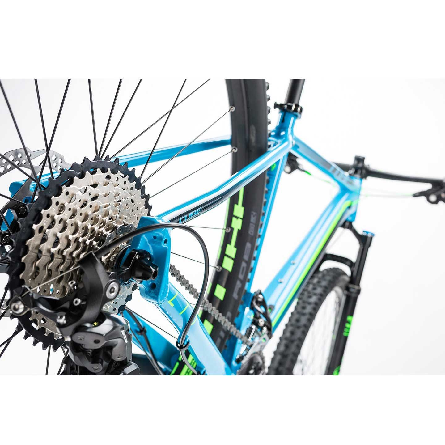 Cube Ltd Sl 2x Blue N Green 2017 Cube LTD SL 2017 maastopyörä - Rtech